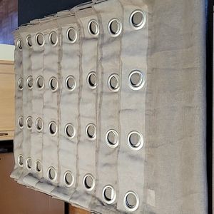 Grommet Sheer Panel Curtains